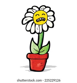 flower cartoon character
