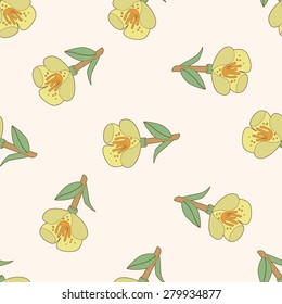 flower , cartoon seamless pattern background