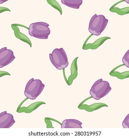 flower , cartoon seamless pattern background
