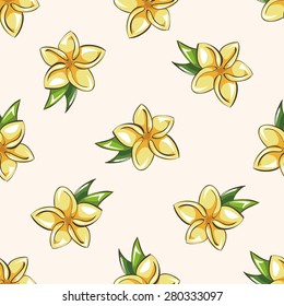 flower , cartoon seamless pattern background