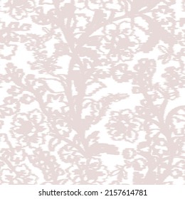 Flower chintz indian pattern seamless vector. Botanical batik paisley background. Vintage floral print design for wallpaper, clothing, wrapping paper, wedding, home textile, women dress.