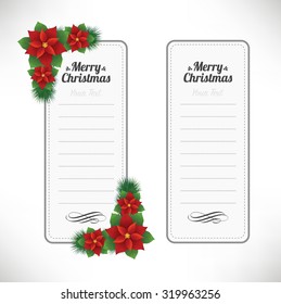 Flower Christmas Banner Set