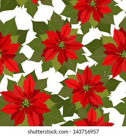 flower Christmas texture seamless