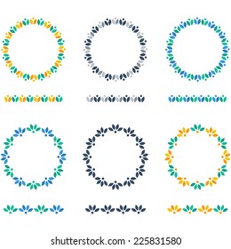 Flower circlets set
