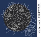 Flower clipart vector artwork 6