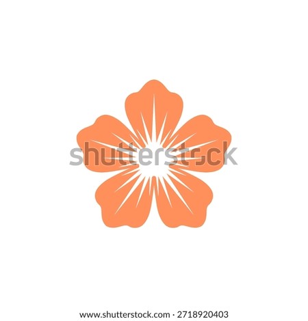 flower coffee template. artistic caffee icon