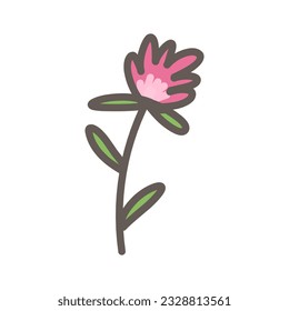 Flower collection with leaves  floral bouquets