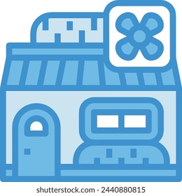 Flower collorfull icon symbol vector image 