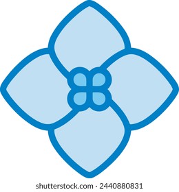 Flower collorfull icon symbol vector image 