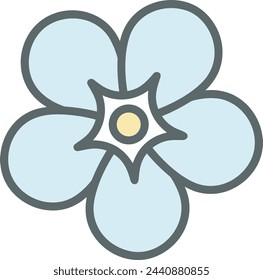 Flower collorfull icon symbol vector image 