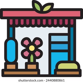 Flower collorfull icon symbol vector image 