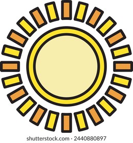 Flower collorfull icon symbol vector image 