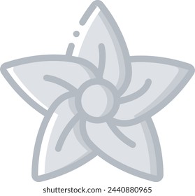 Flower collorfull icon symbol vector image 