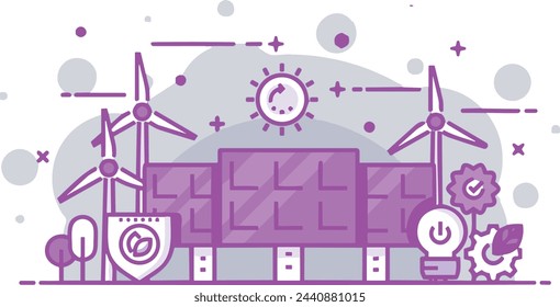 Flower collorfull icon symbol vector image 