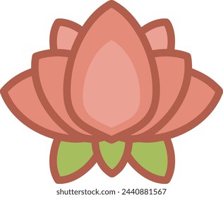 Flower collorfull icon symbol vector image 