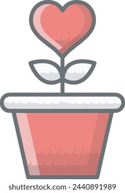 Flower collorfull icon symbol vector image 