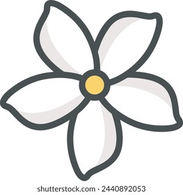 Flower collorfull icon symbol vector image 