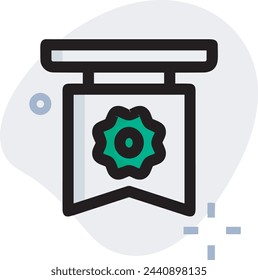 Flower collorfull icon symbol vector image 