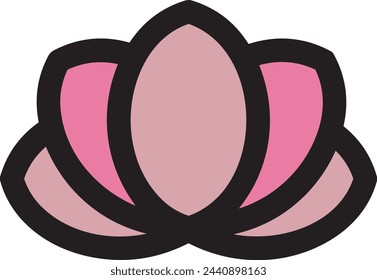 Flower collorfull icon symbol vector image 
