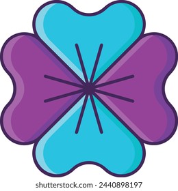 Flower collorfull icon symbol vector image 