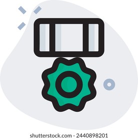 Flower collorfull icon symbol vector image 