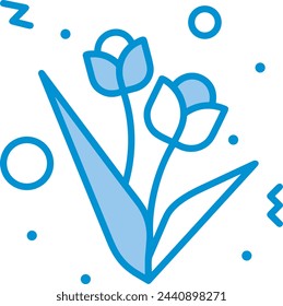 Flower collorfull icon symbol vector image 