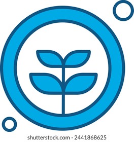 Imagen vectorial de símbolo de icono de color de flor 