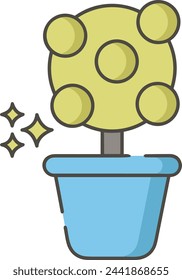 Flower collorfull icon symbol vector image 