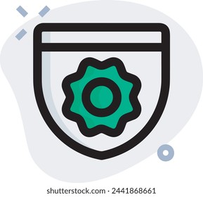 Flower collorfull icon symbol vector image 