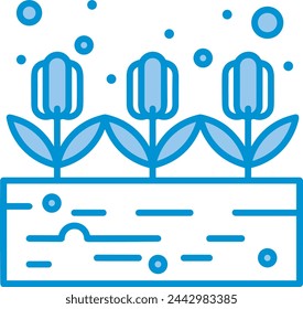 Flower collorfull icon symbol vector image 