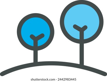 Imagen vectorial de símbolo de icono de color de flor 