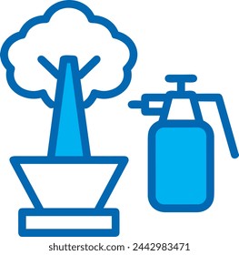 Imagen vectorial de símbolo de icono de color de flor 