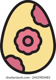 Blumenfarbiges Symbol Symbol Vektor-Bild 