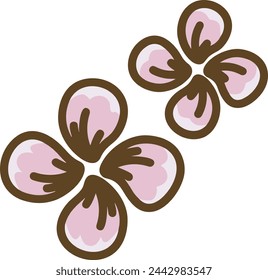 Flower collorfull icon symbol vector image 