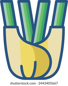 Imagen vectorial de símbolo de icono de color de flor 