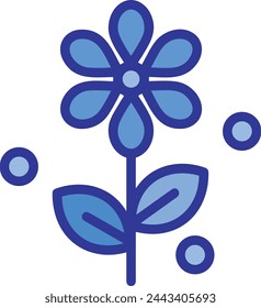 Flower collorfull icon symbol vector image 