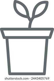 Imagen vectorial de símbolo de icono de color de flor 