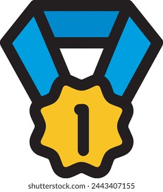 Flower collorfull icon symbol vector image 