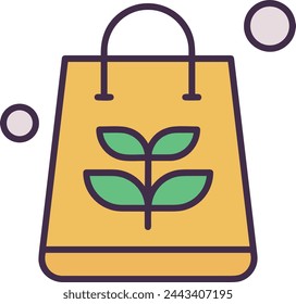 Imagen vectorial de símbolo de icono de color de flor 