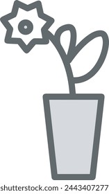 Flower collorfull icon symbol vector image 