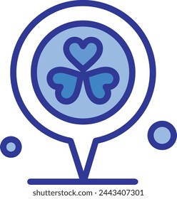 Imagen vectorial de símbolo de icono de color de flor 