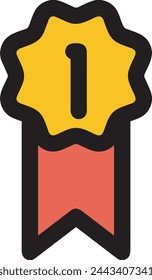 Imagen vectorial de símbolo de icono de color de flor 