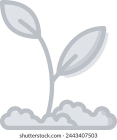 Imagen vectorial de símbolo de icono de color de flor 