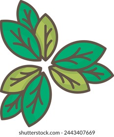 Flower collorfull icon symbol vector image 