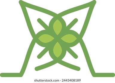 Flower collorfull icon symbol vector image 