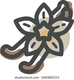 Flower collorfull icon symbol vector image 