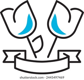 Flower collorfull icon symbol vector image