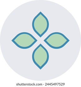 Flower collorfull icon symbol vector image