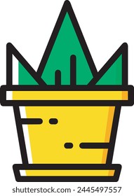 Flower collorfull icon symbol vector image