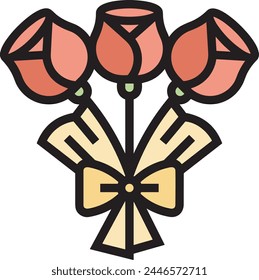 Flower collorfull icon symbol vector image